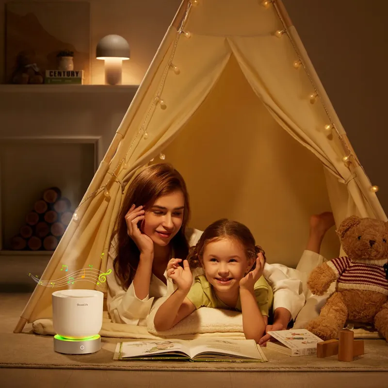 Govee H7161 Smart Aroma Diffuser | Dyfuzor zapachowy LED, nawilżacz | RGBIC, 300 ml, biały szum