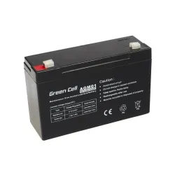 Green Cell AGM01 6V 12Ah | Bateria livre de manutençao
