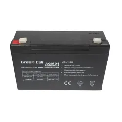 GREEN CELL AGM01 BATTERY 6V 12AH