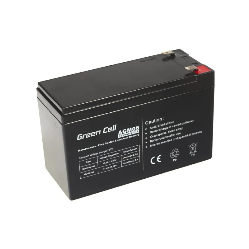 Green Cell AGM 12V 9Ah | Battery | Maintenance-free