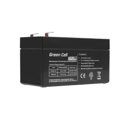 Green Cell AGM 12V 1.2Ah | Battery | Maintenance-free