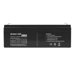Green Cell AGM 12V 2.3Ah | Battery | Maintenance-free