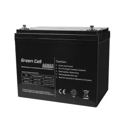 Green Cell AGM 12V 75Ah | Battery | Maintenance-free