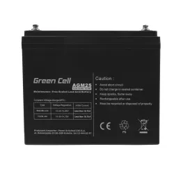 Аккумулятор Green Cell AGM25 12V 75Ah, без обслуживания