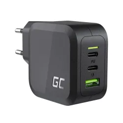 Green Cell CHARGC08 PowerGan | Nabíječka | 2x USB-C, 1x USB, 65W