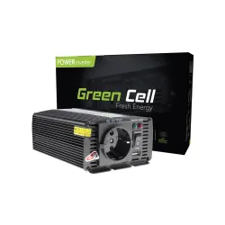 Green Cell INV01DE | Convertidor de voltaje para coche | 12V, 300W