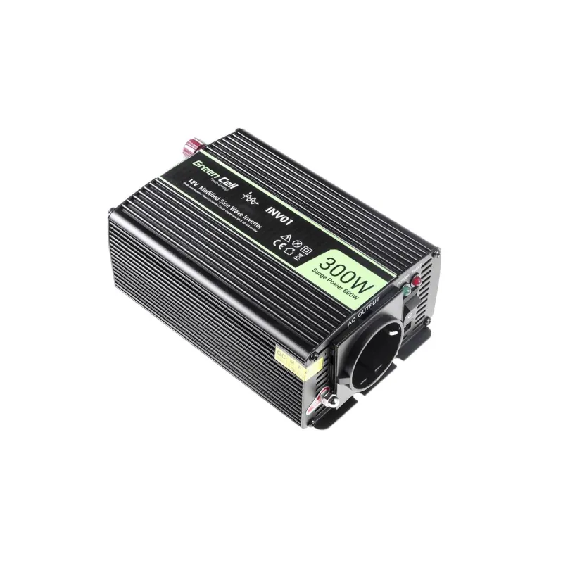 Green Cell INV01DE | Kfz-Spannungswandler | 12V, 300W