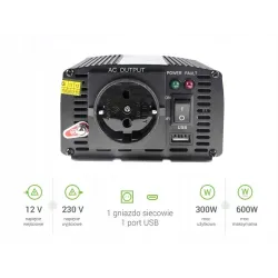 Green Cell INV01DE | Conversor de tensao | carro 12V, 300W