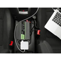 Автоинвертор напряжения Green Cell INV04DE 24V, 500W