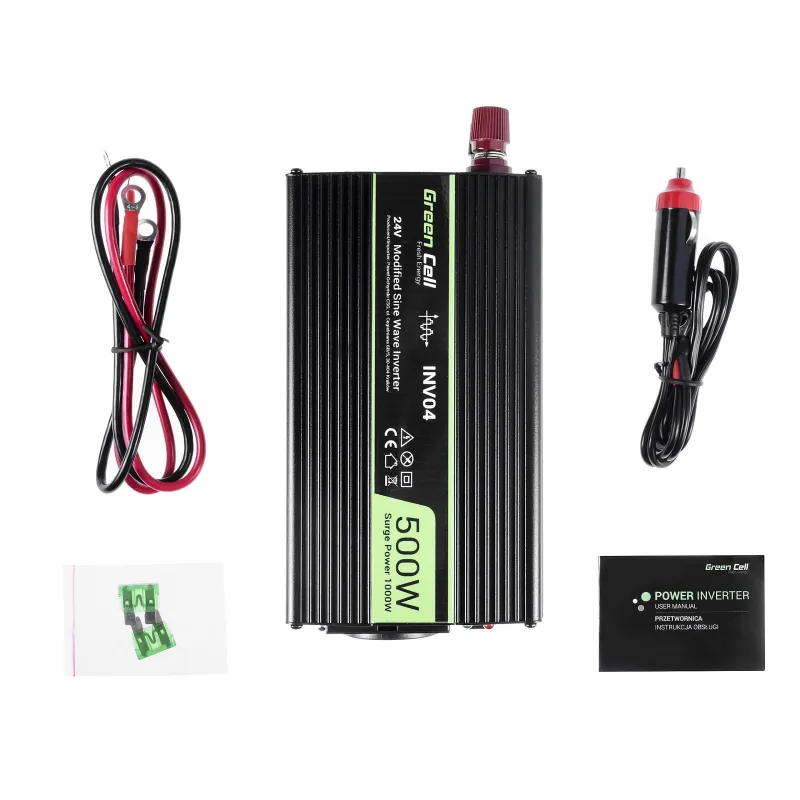 Green Cell INV04DE | Conversor de tensao | carro 24V, 500W