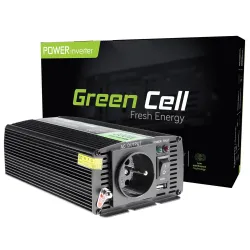 Green Cell INV05DE | Převodník napětí |automobilový 12V, 300W, čistý sinus