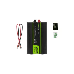 Green Cell INV11 | Car voltage converter | 12V, 2000W, pure sinwave