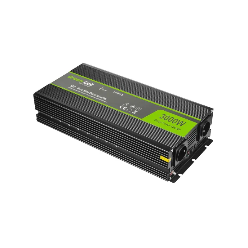 Green Cell INV15 | Conversor de tensao | carro 12V, 3000W, seno puro