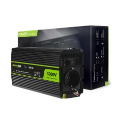 Green Cell INV16 | Convertitore di tensione | 12V, 500W, onda sinusoidale pura