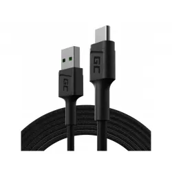 Green Cell KABGC19 | USB Cable | USB - USB Type C 200cm, Ultra Charge fast charging, QC 3.0