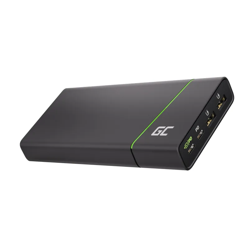 Green Cell PBGC04 PowerPlay Power bank | Powerbank | 26800mAh z szybkim ładowaniem 2x USB Ultra Charge, 2x USB-C, 128W