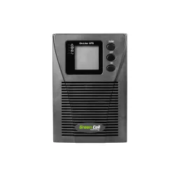 Green Cell UPS17 | Zasilacz awaryjny | Online MPII z wyświetlaczem LCD 1000VA Schuko