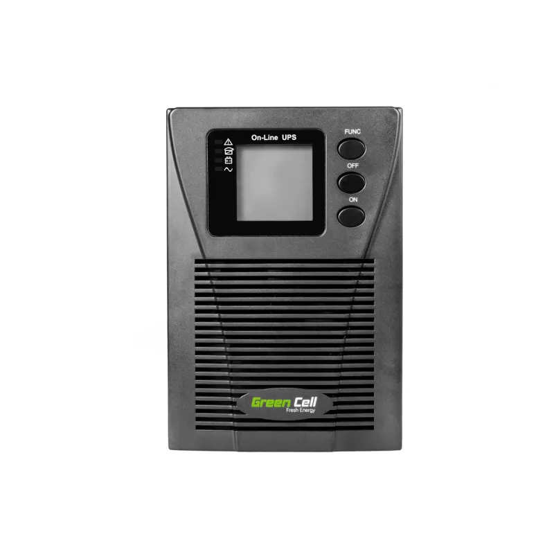 Green Cell UPS17 | Zasilacz awaryjny | Online MPII z wyświetlaczem LCD 1000VA Schuko