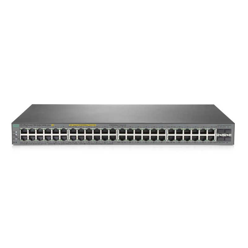 Коммутатор HPE Office Connect 1820 48G POE+ (370W), 48xRJ45 1000Mb/s, 4xSFP