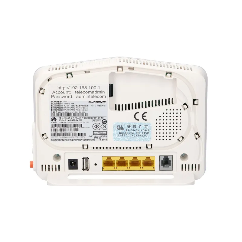 ONT Huawei HG8145C, WiFi, 1x GPON, 1x RJ45 1000Mb/s, 3x RJ45 100Mb/s, 1x RJ11, ITV
