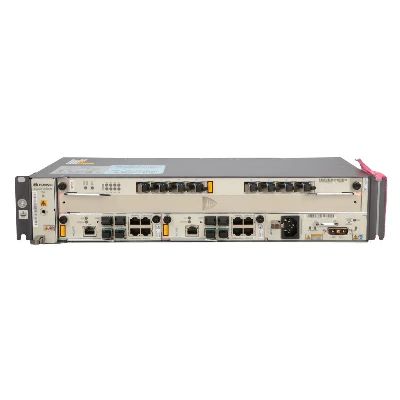 Huawei MA5608T OLT, AC+DC PSU, 2x H80MCUD-1.25G, 1x H807GPBD-8 SFP C+ Bağlantı Noktası