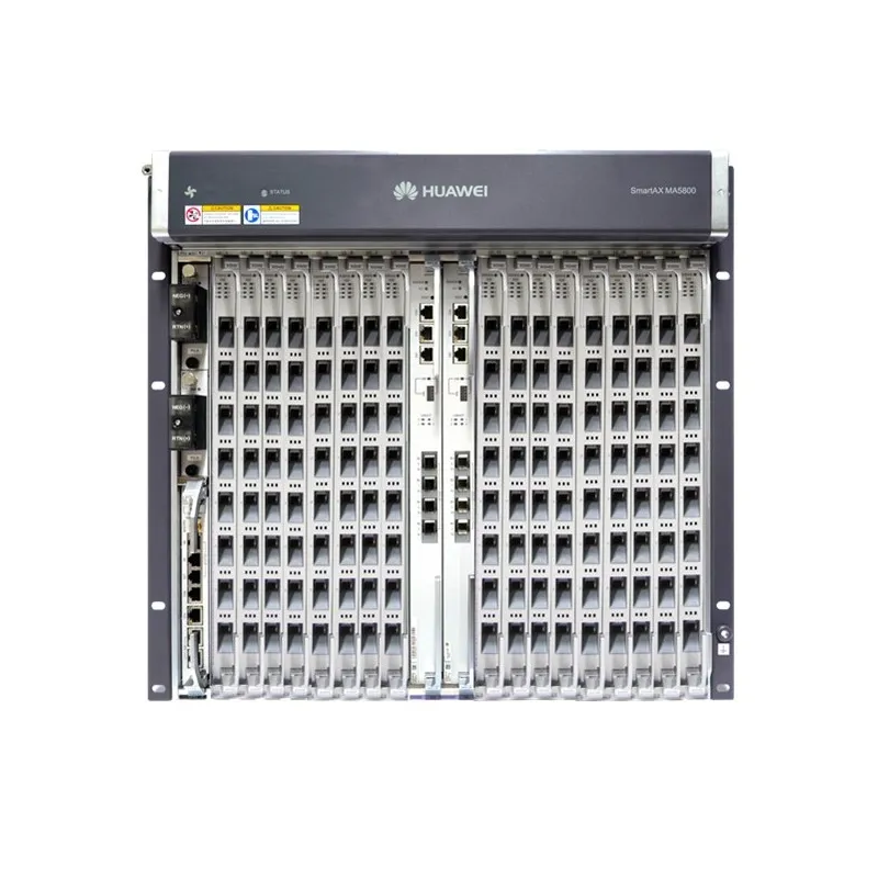 Huawei MA5800-X17 | OLT | 2x MPLA, 2x PILA, 2x H901NXED con 2x moduli SFP 10G 10km