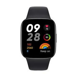 Xiaomi Redmi Watch 3 Czarny | Smartband | Bluetooth 5.2, 5ATM, 1.75"