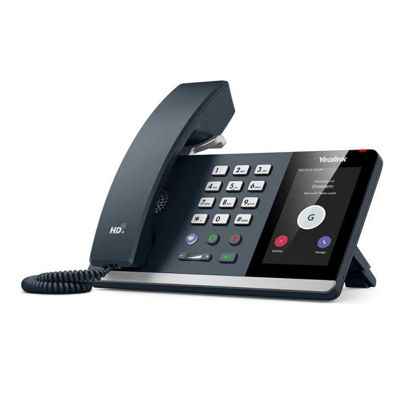 Yealink MP54 Teams Edition | Teléfono VoIP | Android, 2x RJ45 1000Mb/s, PoE, USB, pantalla