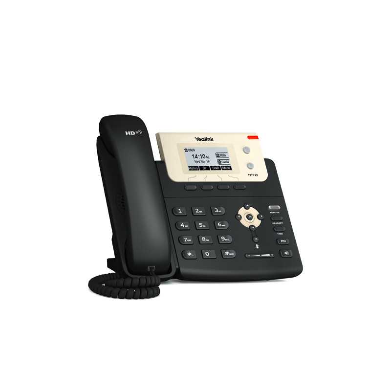 Yealink SIP-T21 E2 | Telefon VoIP | 2x RJ45 100Mb/s, displej