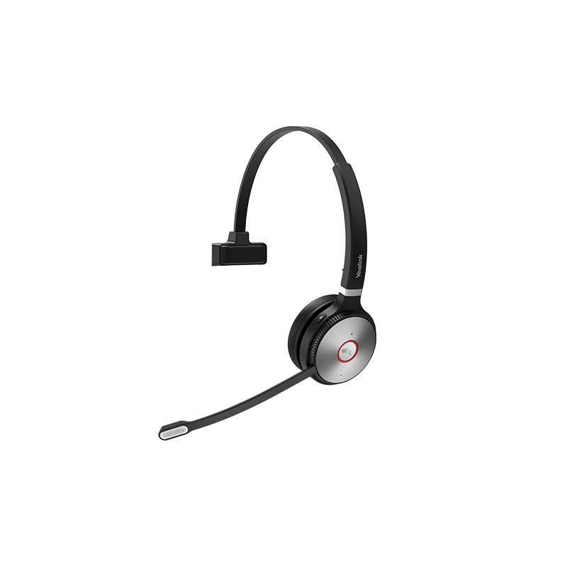 Headset Sem Fio Yealink WH62 Mono, 2x micro USB