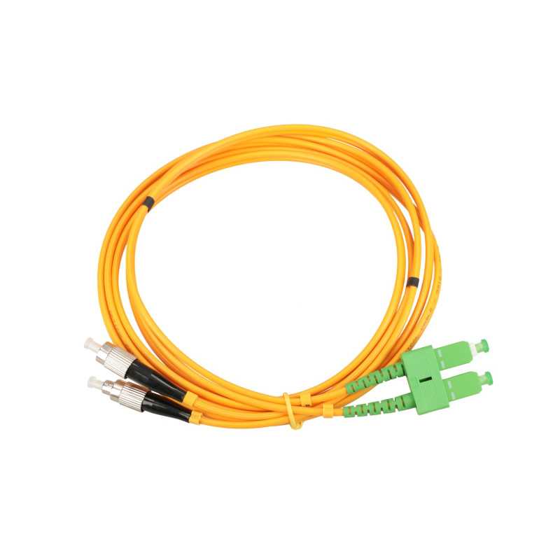 Extralink SC/APC-FC/UPC | Patchcord | Monomodo, Duplex, G657A1, 3mm, 2m
