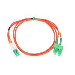 Extralink SC/APC-LC/APC | Patchcord | Multimodový, OM2, Duplex, 3mm, 2m