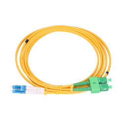 Extralink SC/APC-LC/PC | Patchcord | Single Mode, Duplex, 9/125um, 2mm, 2.5m