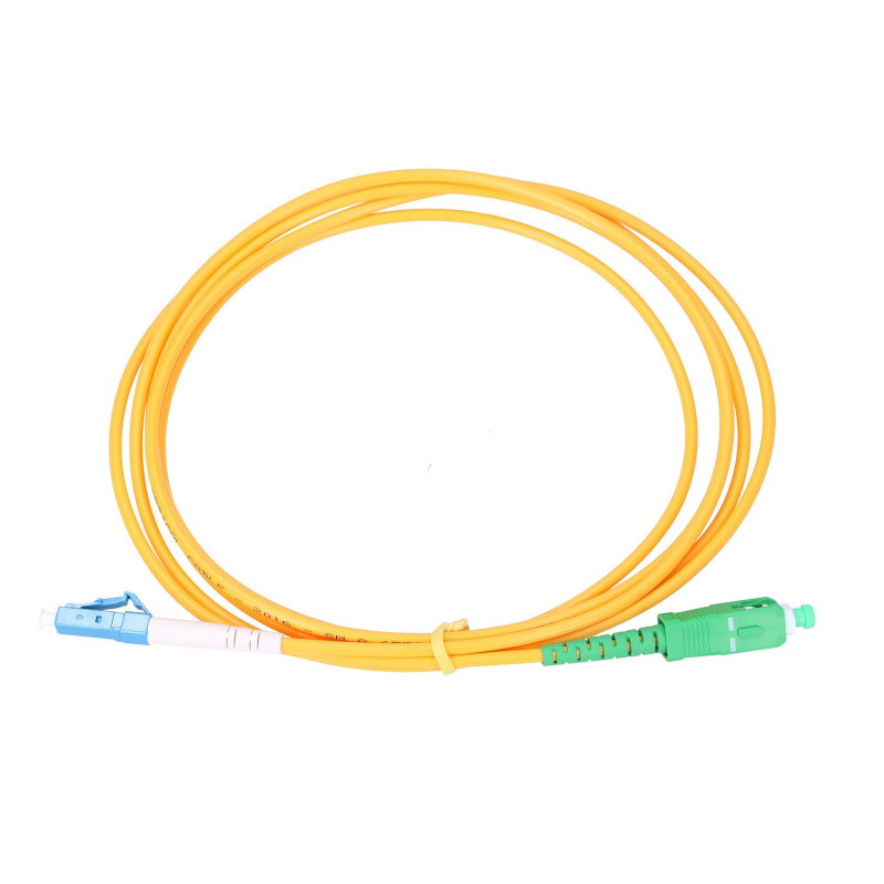 Extralink SC/APC-LC/UPC | Patchcord | Monomodo, Simplex, G657A, 3mm, 3m
