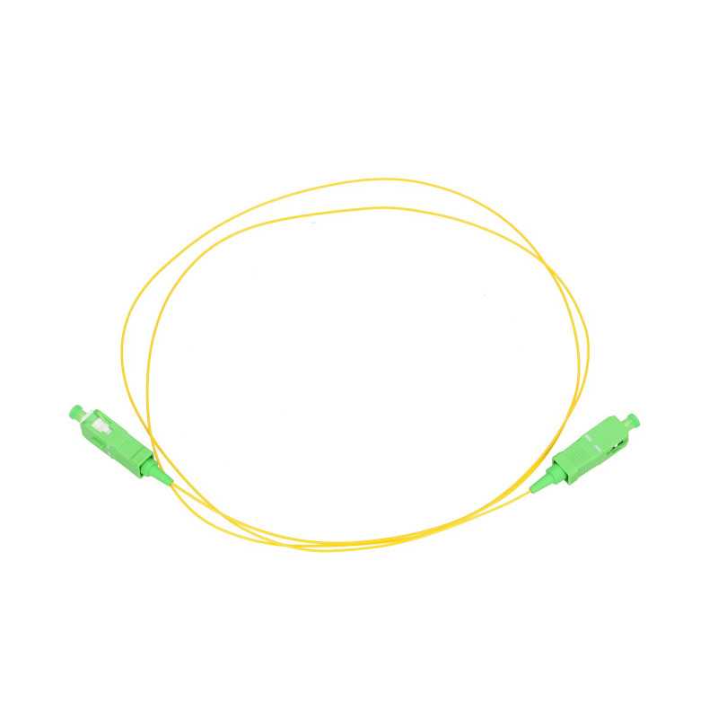 Extralink SC/APC-SC/APC 1m | Patchcord | Jednomodowy, Simplex, 900um, 1m