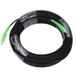 Extralink SC/APC-SC/APC Düz Asılı Tek Mod Simplex Patch Kablo, G.657A2, 15m