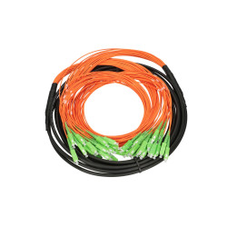 Extralink SC/APC-SC/APC Çoklu Patch Kordon, SM 24F 10M, 1m Ayırma