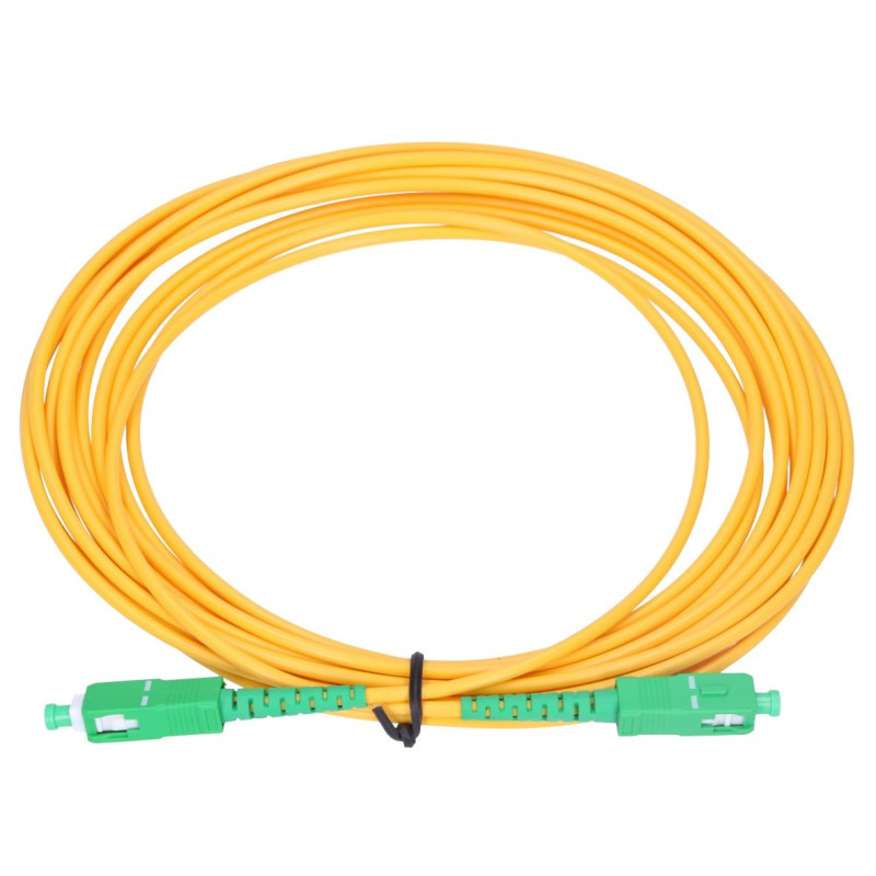 Extralink SC/APC-SC/APC | Patchcord | Single mode, Simplex, G.657A2, 3mm, 1m