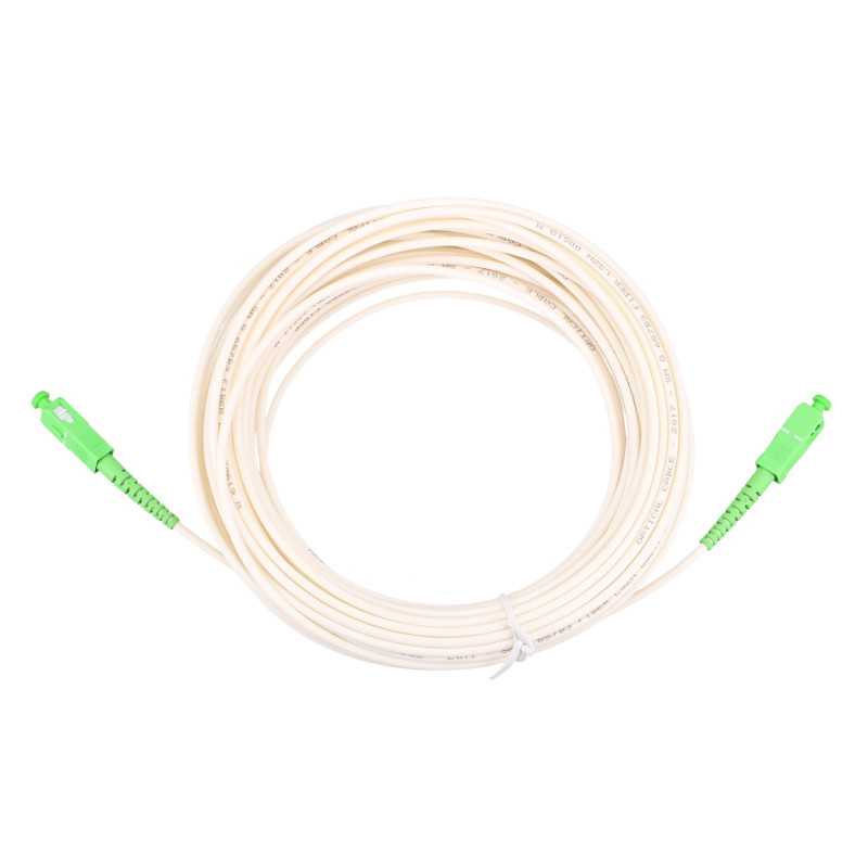 Extralink SC/APC-SC/APC | Patchkabel | LSZH, Einzelmodus, Simplex, G.657B3, 3 mm, Easy Flex, 15 m