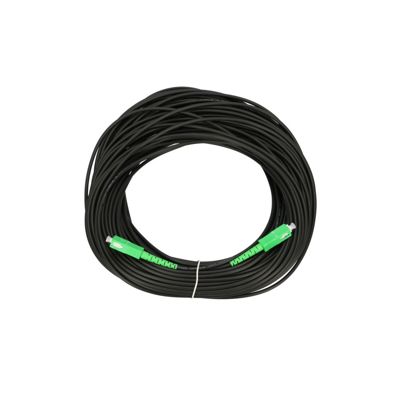Extralink SC/APC-SC/APC | Patchcord | Round, drop, single mode, Simplex, G.657A2, 10m