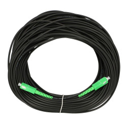 Extralink SC/APC-SC/APC | Patchcord | Okrągły, wiszący, jednomodowy, Simplex, G.657A2, 15m