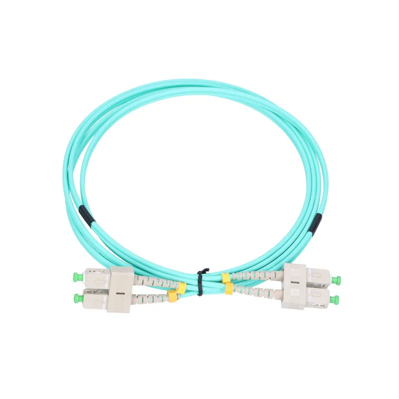 Extralink SC/APC-SC/APC | Patchcord | Multi Modo, OM3, Duplex, 3mm, 2m - Imagem 2