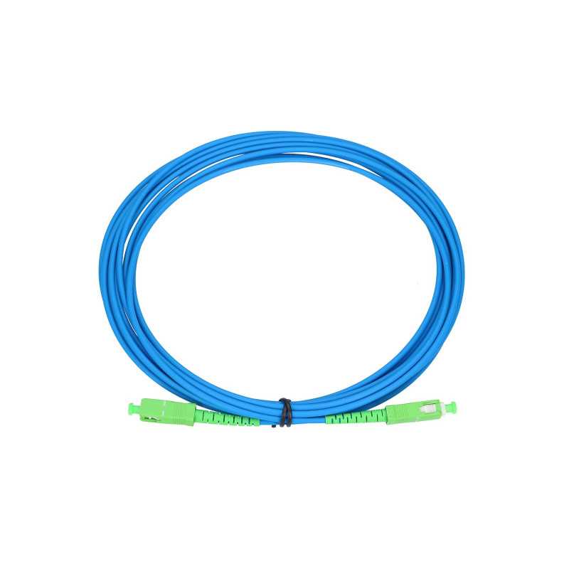 Extralink SC/APC-SC/APC Yedek Kablo, Zırhlı, LSZH, Tek Mod, Simplex, G.652D, 5m