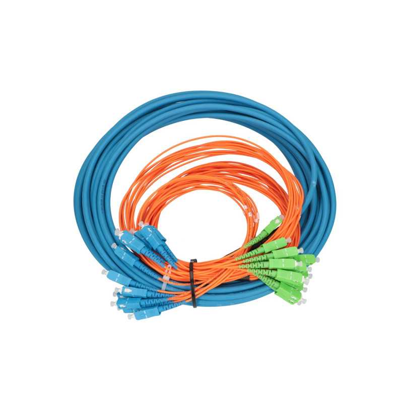 Extralink SC/APC-SC/PC | Multipatchkabel | SM 12F 15M