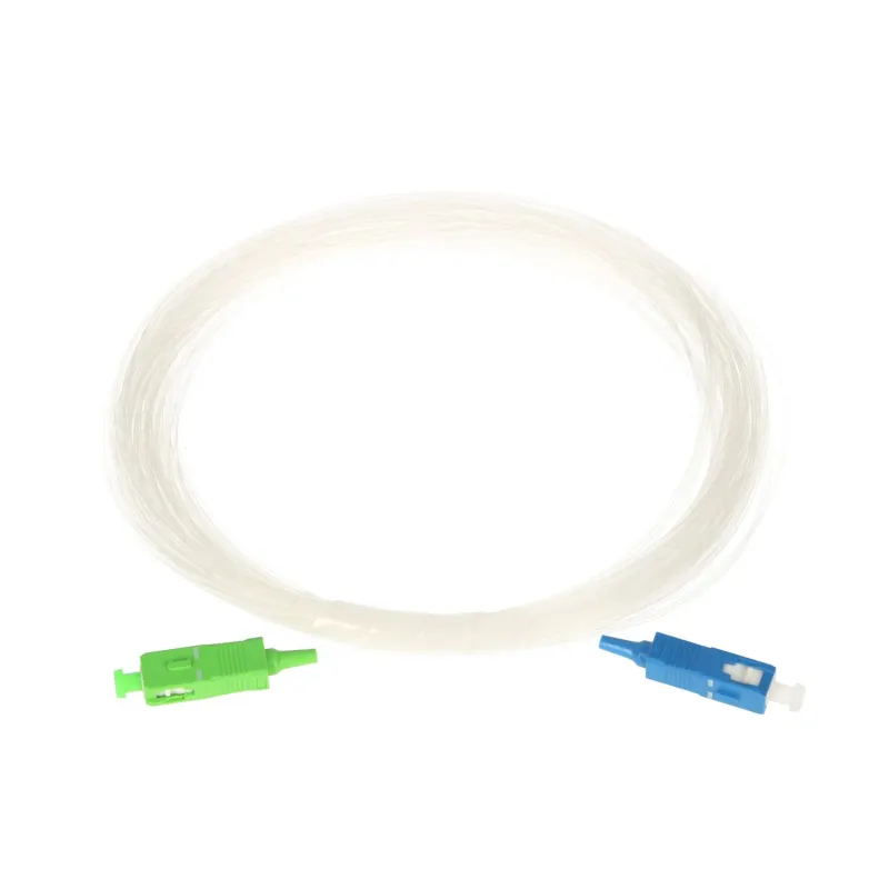 Extralink SC/APC-SC/UPC | Patchcord transparente | Monomodo, Simplex, G657B3, 0,9mm, 20m