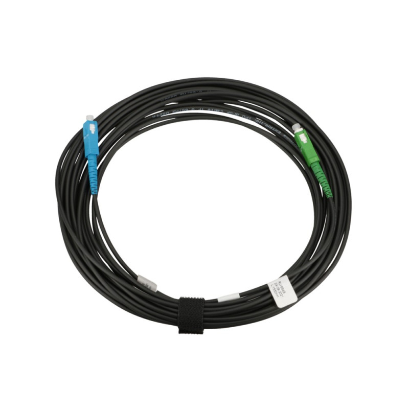 Cable Patchcord Extralink SC/APC-SC/UPC, Redondo, Colgante, Monomodo, Simplex, G.657A2, 10m