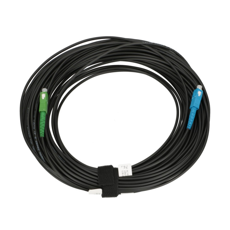 Cabo Patch Extralink SC/APC-SC/UPC, Redondo, Suspenso, Monomodo, Simplex, G.657A2, 20m