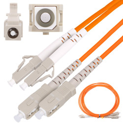 Extralink SC/UPC-LC/UPC | Patchcord | Multimodo, OM2, Duplex, 3mm, 3m