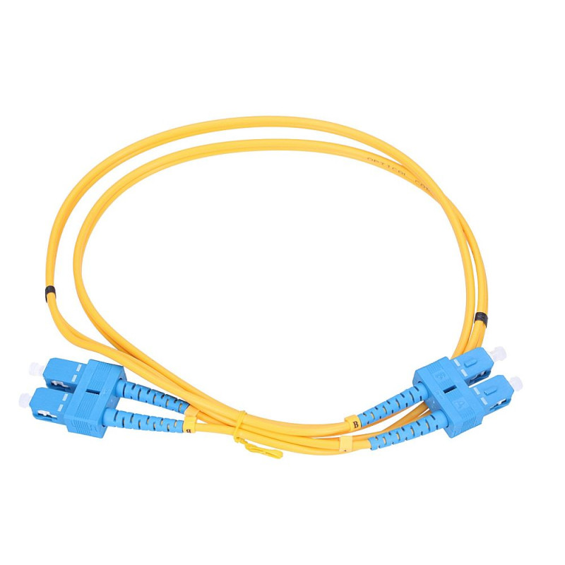 Extralink SC/UPC-SC/UPC | Patchcord | Single mode, Duplex, G652D, 3mm, 20m
