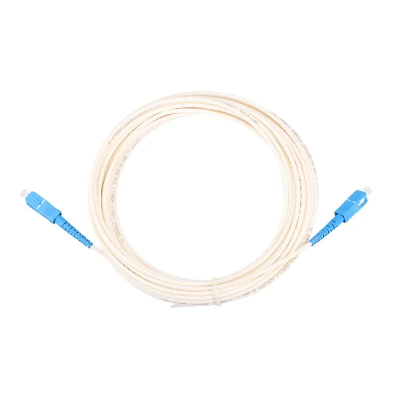 Extralink SC/UPC-SC/UPC | Patchcord | LSZH, Monomodale, Simplex, G.657B3, 3mm, Easy Flex, 5m